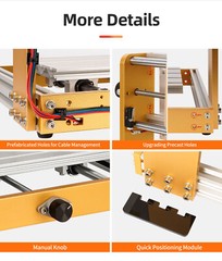 CNC 3018PLUS 500W Router Milling Drill Carving Machine Kit For PCB Wood DIY