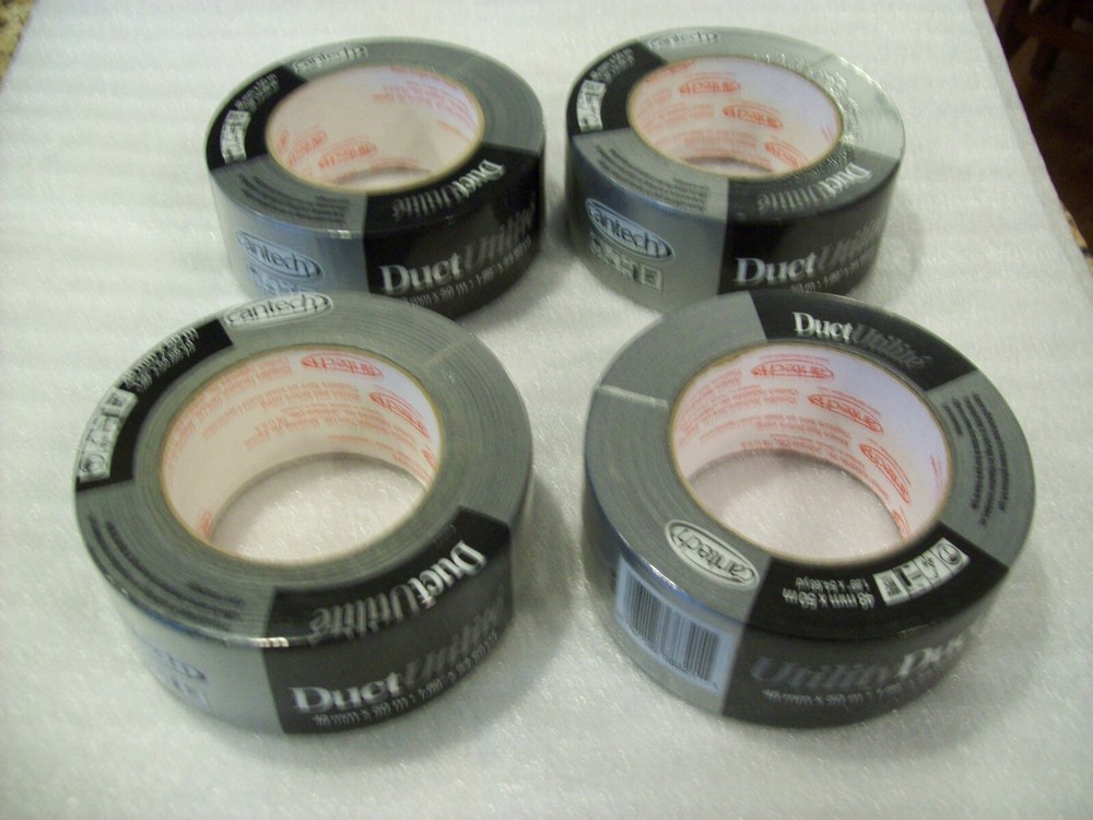 4 Rolls Duct Tape 1.89″x 54.68 yd Cantech Industries Inc.Johnson City, Tenn. USA