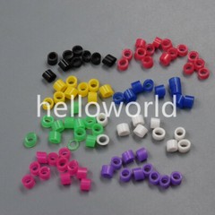 10 Colors Orthodontic Dental Silicone Color Code Ring 135ºC Autoclavable 100 Pcs