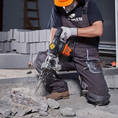 1400W Electric Demolition Jack Hammer 2900 BPM 19J 2 Chisels Case