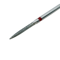 Dental Diamond Burs Flame Bur 863/012F Fine Grit Red FG for High Speed Turbine