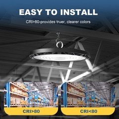 10 Pack 200W UFO Led High Bay Light Shop Industrial Commercial Factory Warehouse
