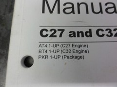 Caterpillar CAT C27 and C32 Industrial Engines Operation & Maintenance Manual