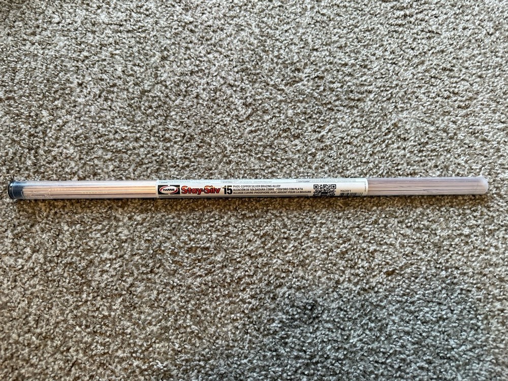 Harris Stay Silv 15 15% Silver Brazing Alloy Rods 1LB 28 Rods 15620F1