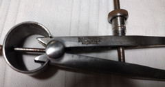 L. S. STARRETT Spring-Type Dividers Opens To 6 Plus Inches Made In USA