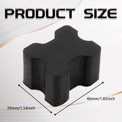 4PCS Car Coil Spring Spacers, Universal Rubber Lift Blocks Coil Spring Booster K