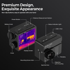 Thermal Bow Sight 384×288 (50Hz) Thermal Night Vision Scope 3.2″ Large Display