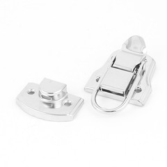Suitcase Luggage Chest Trunk Lock Metal Toggle Catch Latch Clasp Silver 76x45mm