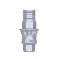 5x Dental Ti-Base Concave CAD/CAM Abut ment Internal Hexagonal Prosthetic