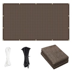 Cool Area Sun Shade Cloth with Grommets 8×10 FT Shade Panel Shade Tarp Screen…