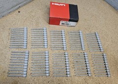 HILTI X-DNI 62MX 34386 – 62mm or 2-1/2” collated galvanized nails – 100 count