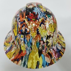 Customized Pyramex Full Brim DRAGON BALL ADULT hydro dipped Hard Hat