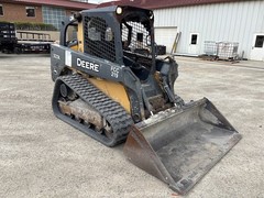 2013 John Deere 323D Skid Steer Crawler Loader Aux Hyd Bucket Forks bidadoo