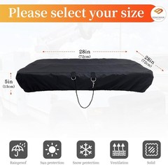 Bucket Truck Cover 28×28 Inch Waterproof Oxford Cloth Sunshade Rain Dustproof