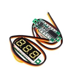 Mini DC 30V 2 Wire LED Digital Tube Display Panel Volt Meter Voltage Voltmeter#