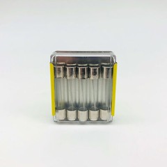 5x Bussman MDL-1/8-R Fuse Buss Small Dimension Glass Tube