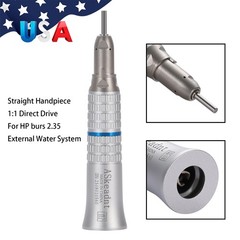 NSK Style Dental Low Speed Straight Nose Cone Handpiece fit HP Bur ASkeadnt