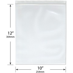 Plymor 10″ x 12″, 8 Mil Extra Thick Heavy Duty Zipper Reclosable Plastic Bags