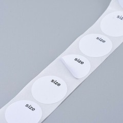 Size B/W Blank Sticker Labels 500 each per roll Great for Orders Crafts Fun