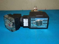 SMC VX2340L Solenoid Valve 0~0.35MPa 6mm 0~0.3MPa Made in Japan w/ Scratches
