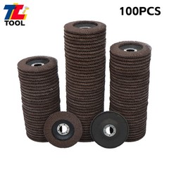100 PCS 4-1/2″×7/8″ 40 Grit Premium Zirconia Flap Disc Sanding Grinding