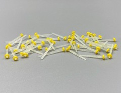 Dental Endo Quartz Fiber Post Straight Screw Thread Posts 1.0 1.2 1.4 1.6 1.8mm