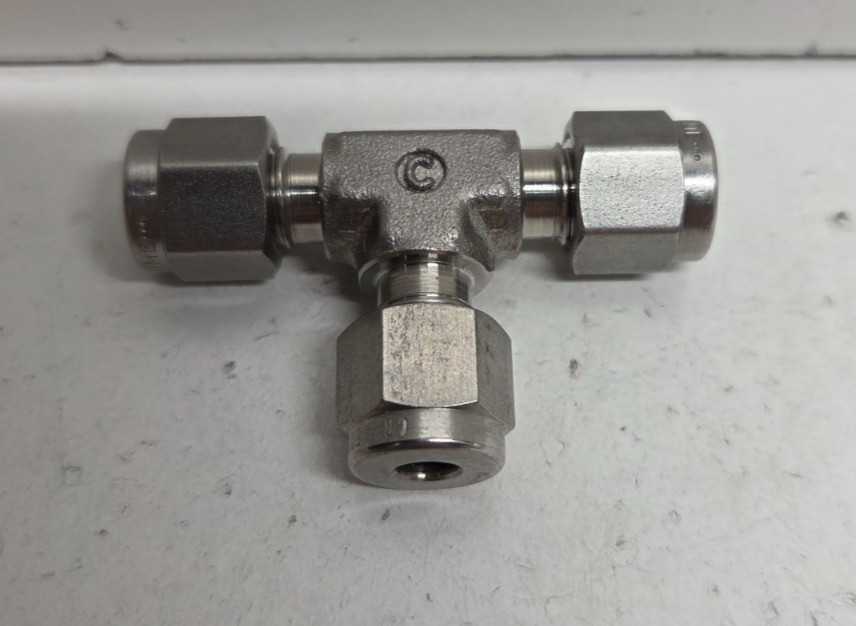 NEW NO BOX! CRAWFORD 3/16″ TUBE OD STAINLESS STEEL UNION TEE SS-300-3