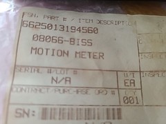 Stellar Systems (Wackenhut) Motion Null Meter | NSN 6625-01-319-4560 New in Wrap