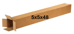 5″ x 5″ x 48″ CARDBOARD BOX – 200 lb – SINGLE BOX – TALL