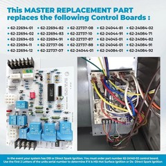 Upgraded Furnace Control Board Module for Rheem: 62-24084-82
