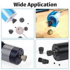 M1 Pinion Motor Gear 16T 3/16 inch5mm Shaft Hole, 1045 Hardened Carbon Steel …