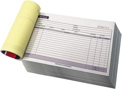 5 Pack Receipt Large Sales Order Book Invoice Duplicate Copy 50 Sets 5.5″ X 8″5