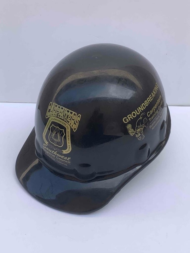 Fibre-Metal Black United Brotherhood of Carpenters Hard Hat Fits Sizes 54-65cm