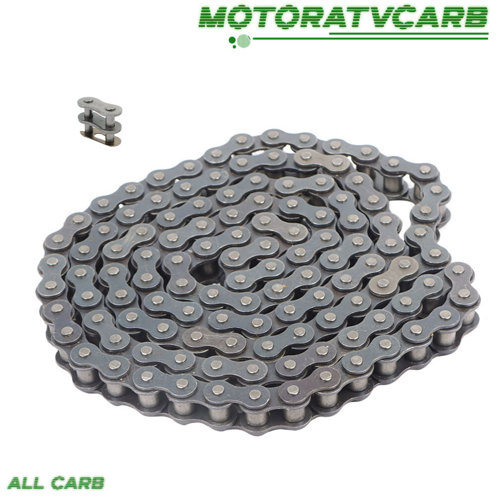 ALL-CARB #80 Heavy Duty Roller Chain × 10 Feet With 1 Connector