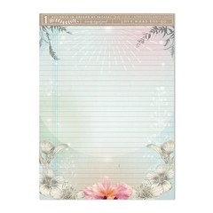Papaya Art E6 Higher Love Lined Illustrated Double Sided Legal Pad 8.5″ x 11.8”