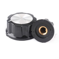 Potentiometer Knob Cap 19 22.9 27 33 45mm, 6mm Shaft Volume Amp Dial Radio Tuner