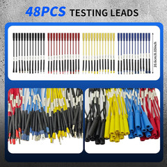76-Pcs Automotive Circuit Test Lead Kit, Multimeter、Electrical Test Leads Kit
