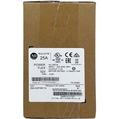 New Sealed Allen-Bradley 25A-D2P3N114 PowerFlex 523 0.75kW (1Hp) AC Drive