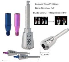 Universal Hiossen Adin Zimmer Mis Implant System Bone Profiler &Guide Screw Kit