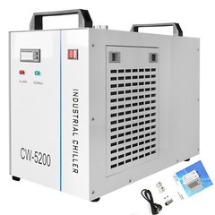 Autofocus 35×55 130W Co2 Laser Engraver Cutter+CW5200 Water Chiller+Rotary Axis