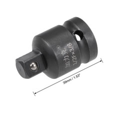 2pcs 1/2″ x 3/8″ Drive Impact Socket Reducer Female to Male Cr-Mo