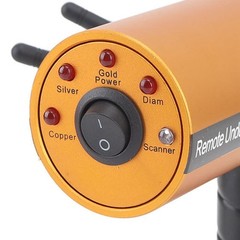 AKS Metal Detector Handheld 6 Antenna Metal Pinpointer 30m Depth 1200m Range
