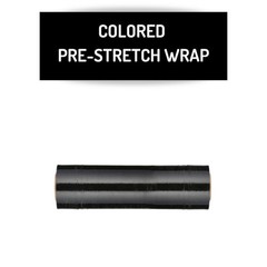 72 Rolls – Black 15″ x 1476′ Plastic Film Pre-Stretch Hand Shrink Wrap 30 Gauge