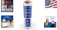 18″ x 1200ft Stretch Film – Clear Wrap with 500% Stretch Ability for Efficiency