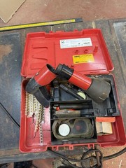 Hilti DX 600N Powder Actuated Fastening Tool With Case & Accessories NO DRILLING