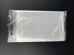 200 PLASTIC BAGS Clear T-Shirt Flat Open Top Packing Poly Bag 1Mil