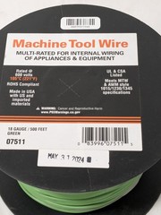 EastPenn Building Wire: 18 AWG, PVC , Stranded Core, 500’L 07511