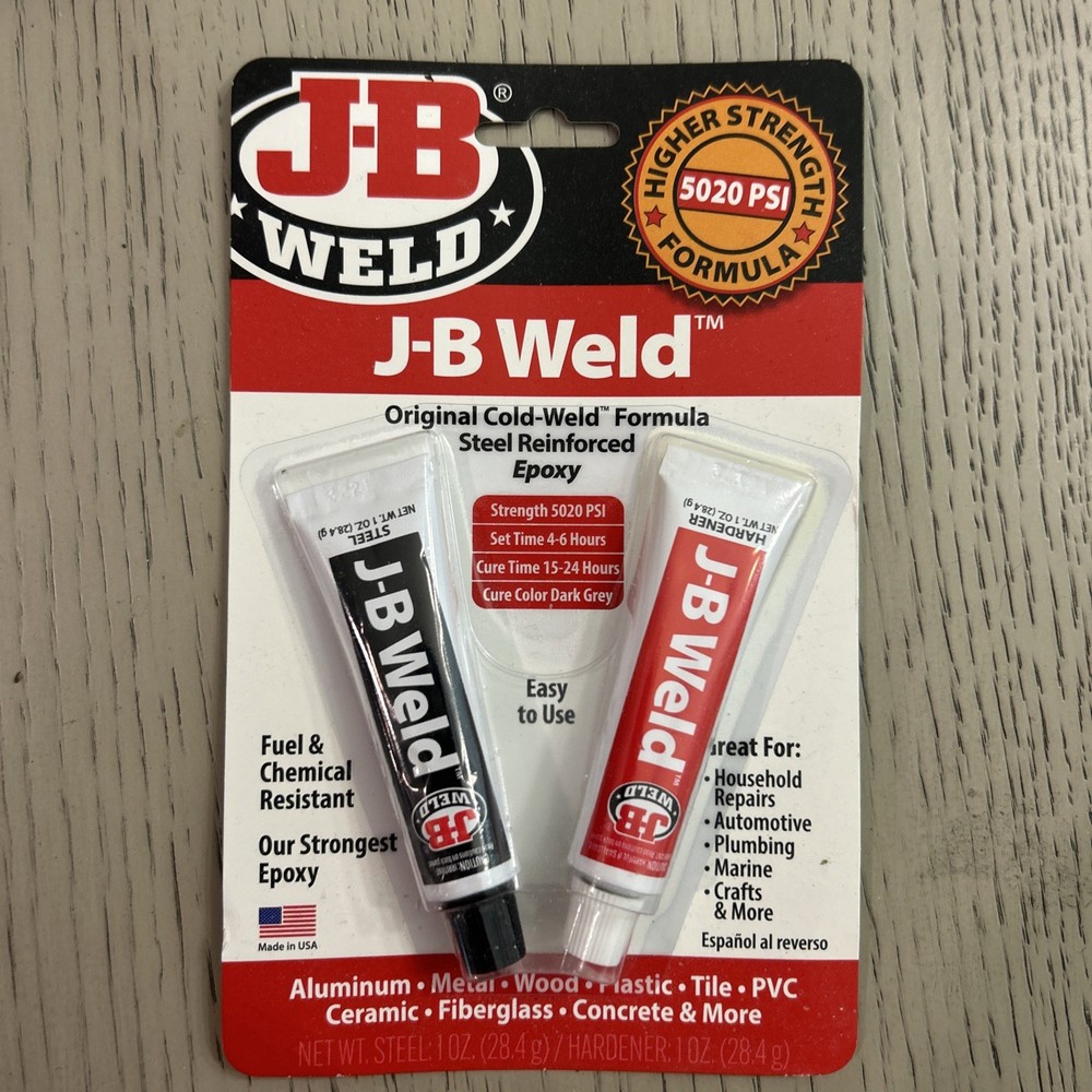 Two 1 Oz. Twin Tube Cold Weld Epoxy