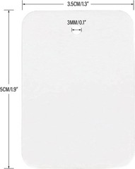 1000Pcs Price Tags, White Clothing Tags for Retail, Small Kraft Paper Tags for L