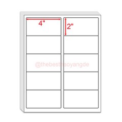 4″ x 2″ Self-Adhesive Laser / InkJet Printer Shipping Mailing Address Labels US